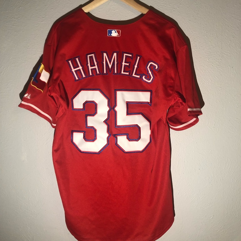 Texas Rangers #35 Cole Hamels Jersey